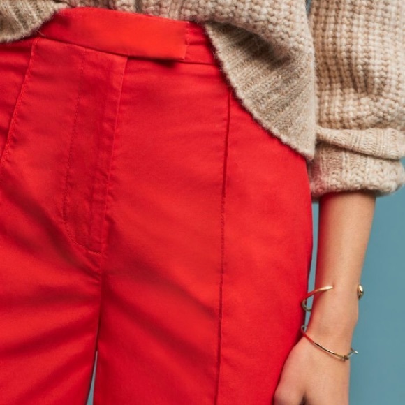 Anthropologie✨Poplin Wide Leg Pants - Picture 3 of 8